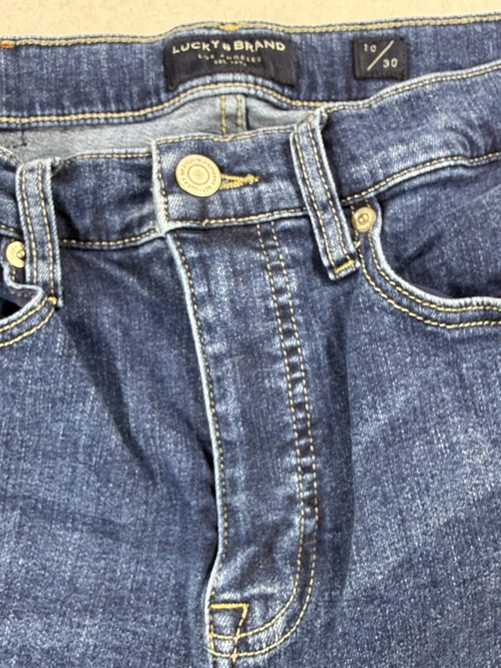 Lucky Brand Jeans High Rise Flare Stevie Medium Wash Size 10 - Picture 9 of 11